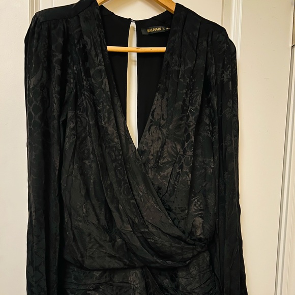 Balmain x H&M jacquard silk Mini Dress ❤️🧡💛💚💙💜❤️‍🔥 - Picture 4 of 10